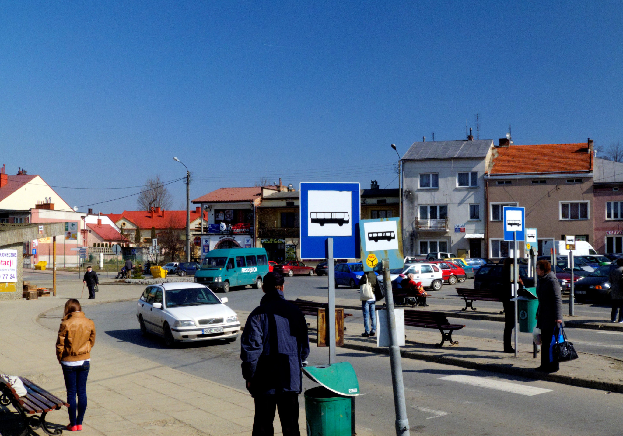 Marktplatz in Pilzno 2012